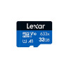 MicroSD 32GB - SDHC V10 LEXAR 633x 32GB U1 A1